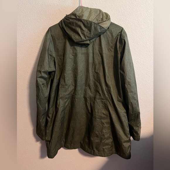 Green Columbia Rain Jacket Size 1X - Picture 9 of 14